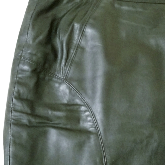 Vintage leather skirt - Picture 5 of 8